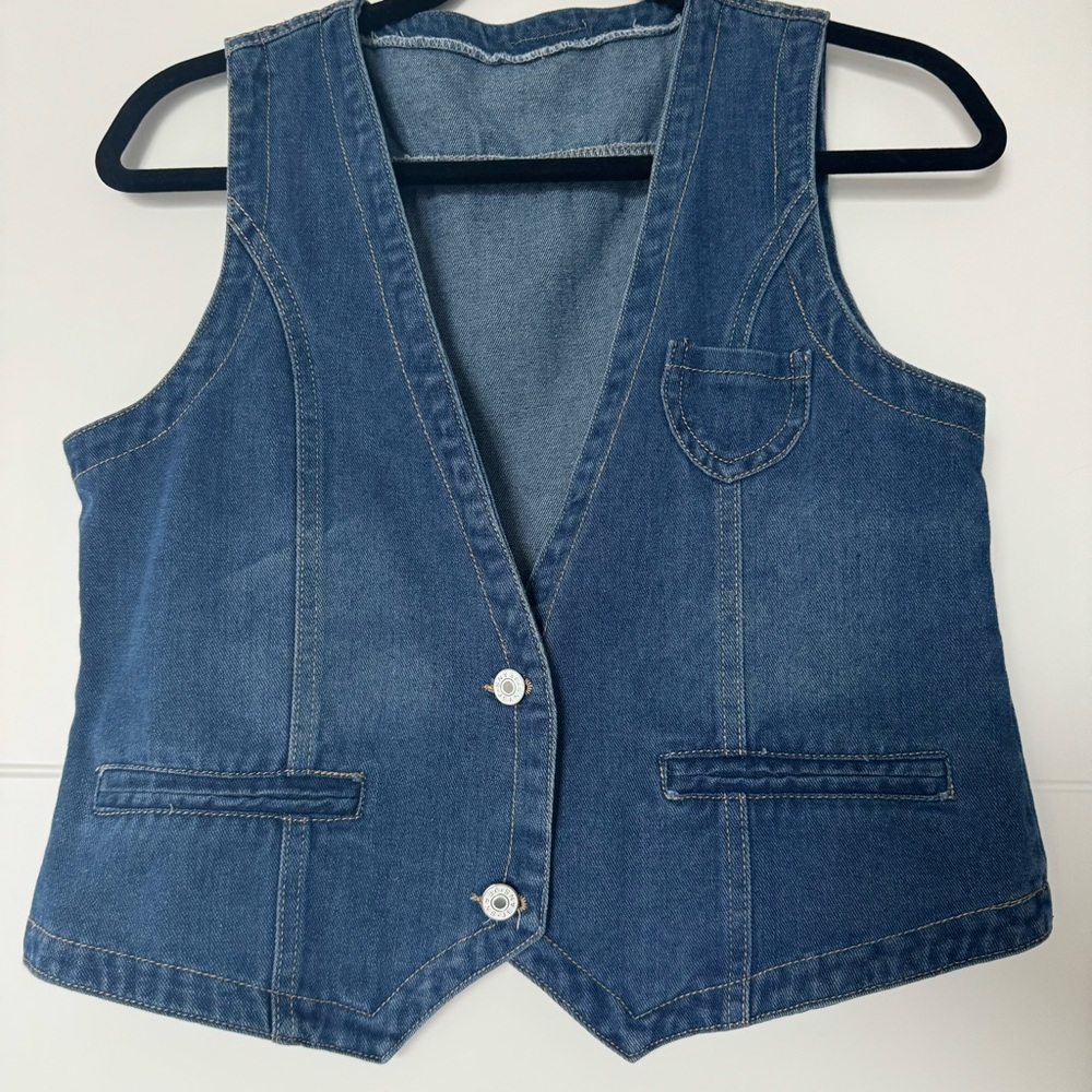 Denim vest